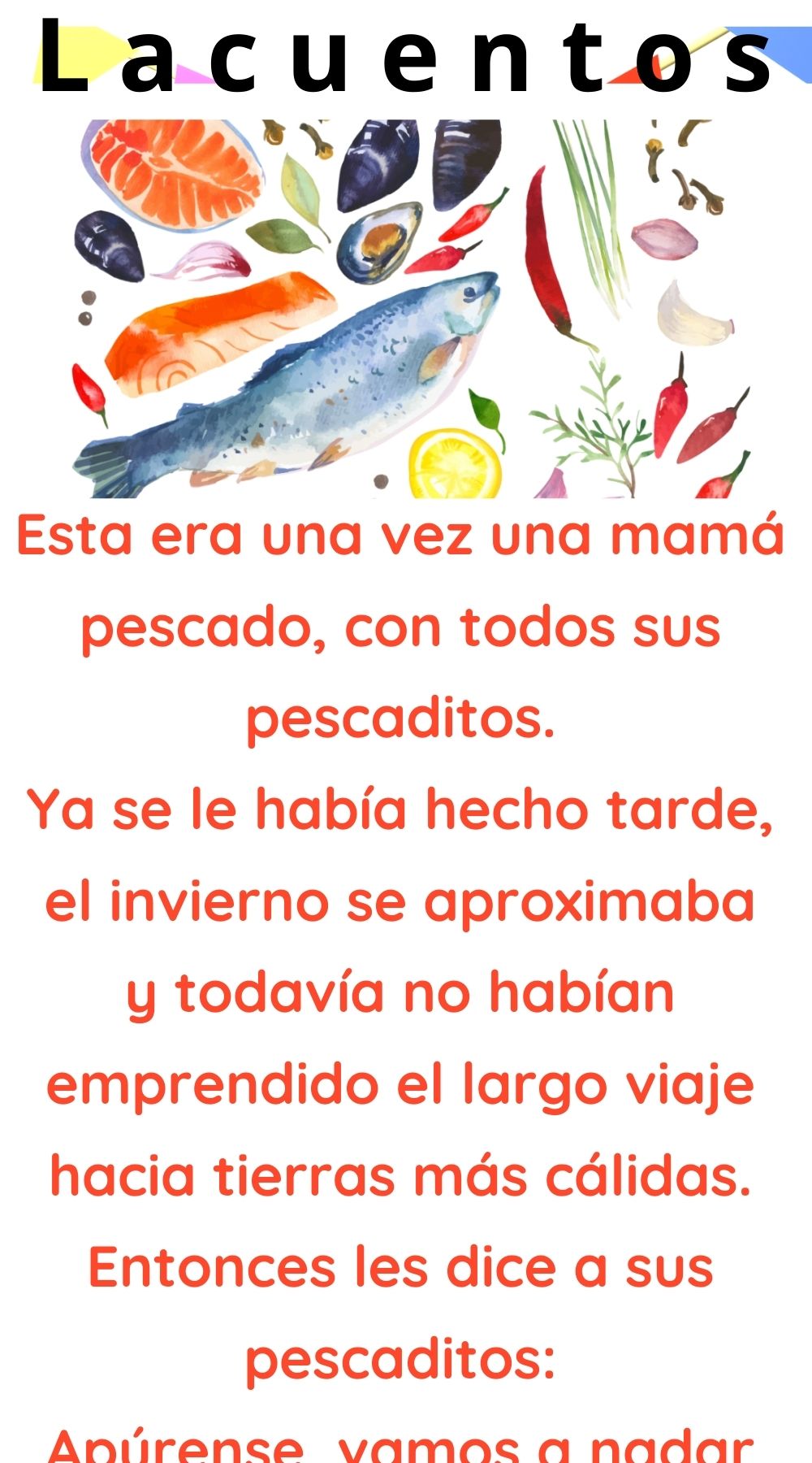 Esta era una vez una mamá pescado