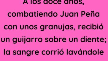 Cuando le rompieron un diente a Juan