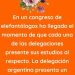 En un congreso de elefantólogos ha llegado