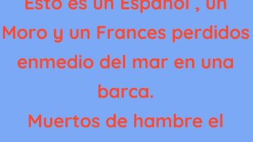 Un Moro y un Frances perdidos enmedio