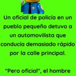 Un oficial de policía en un pueblo pequeño