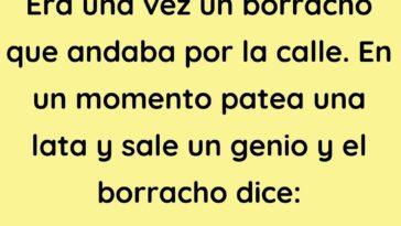 Era una vez un borracho que andaba por la calle