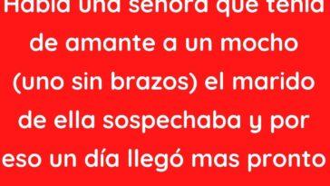 Había una señora que tenía de amante a un mocho