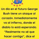 Un día en el futuro George Bush tiene un ataque al corazón