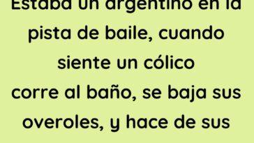 Estaba un argentino en la pista de baile