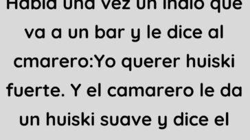 Había una vez un indio que va a un bar