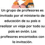 Un grupo de profesores es invitado