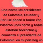 Una noche los presidentes de Colombia