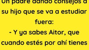 Un padre dando consejos a su hijo