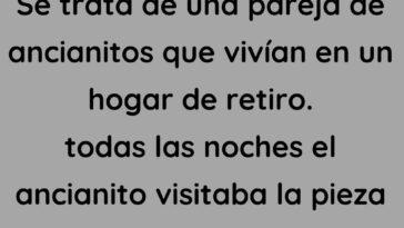 Una pareja de ancianitos que vivían en un hogar de retiro