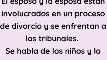 El esposo y la esposa están involucrados