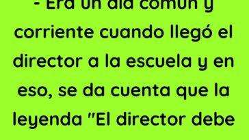 Era un día común y corriente cuando llegó