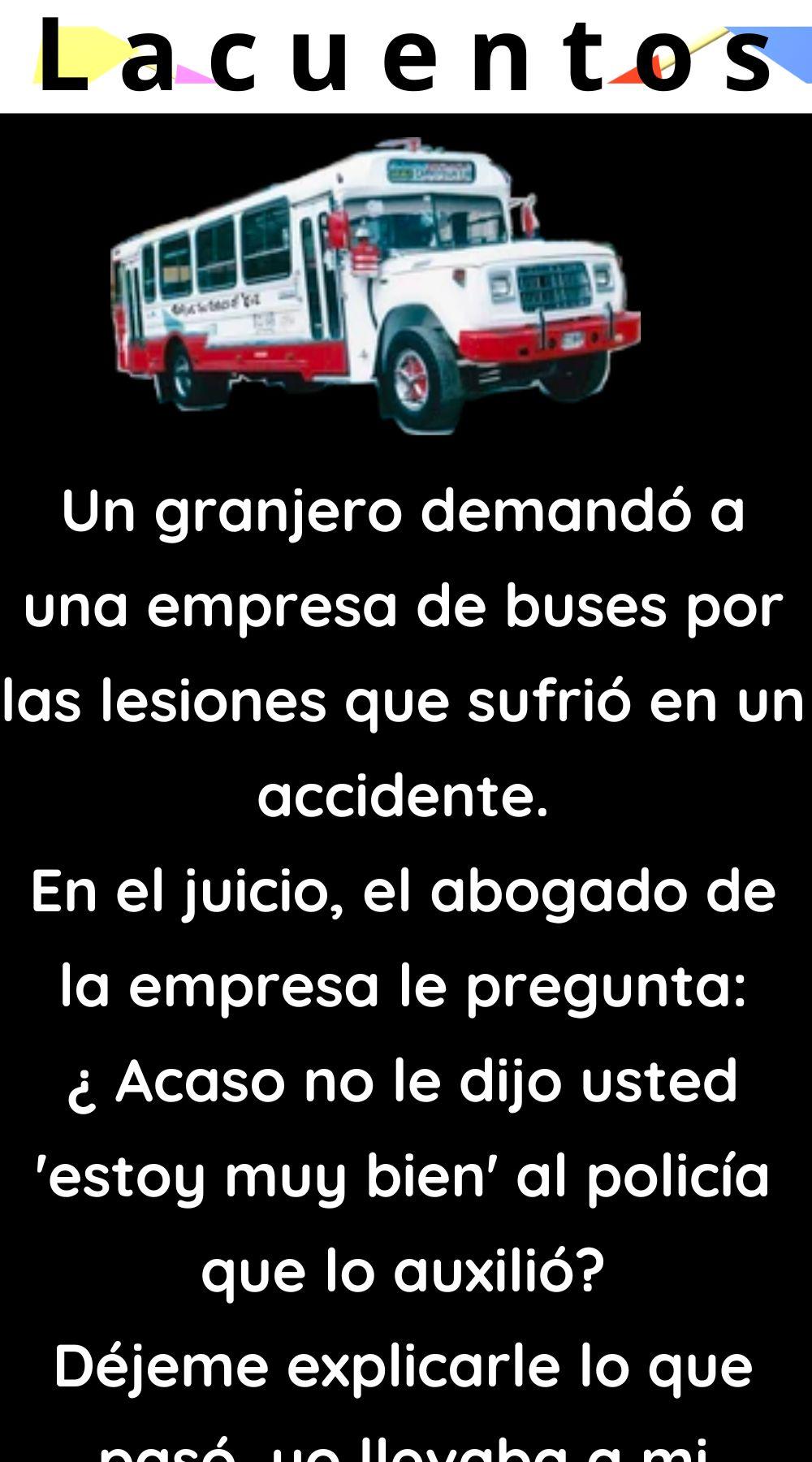 Un granjero demandó a una empresa de buses