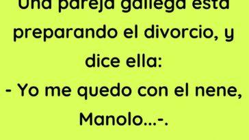 Una pareja gallega está preparando el divorcio