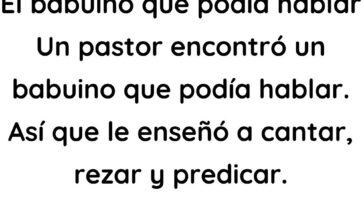 El babuino que podía hablar