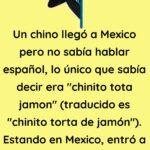 Un chino llegó a Mexico pero no sabía hablar español