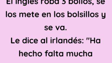 Un irlandés y un inglés entran en una panadería