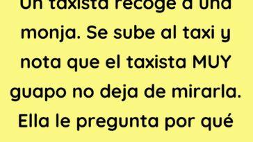 Un taxista recoge a una monja