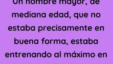 BROMA SOBRE UN GIMNASIO