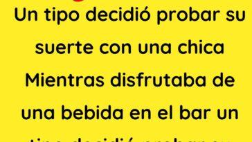 Un tipo decidió probar su suerte con una chica