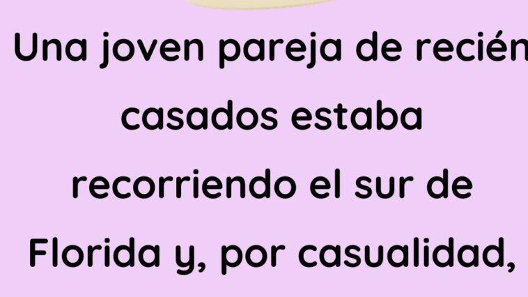 Una joven pareja de luna de miel