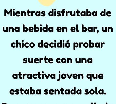 Un chico decidió probar suerte con una chica
