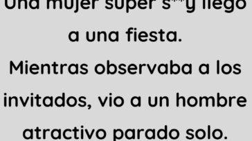 Mujer caliente llego a una fiesta
