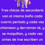 Tres chicas de secundaria