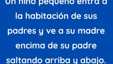 Un nino pequeno se acerca a casa de sus padres