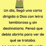 Una anciana le escribe a Dios pidiendole dinero