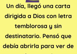 Una anciana le escribe a Dios pidiendole dinero