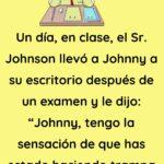 El pequeno Johnny y el examen de historia