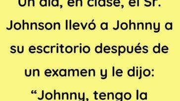 El pequeno Johnny y el examen de historia