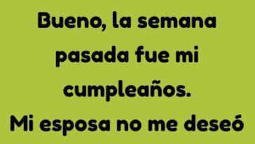 Una sorpresa de cumpleaos que salio mal