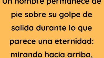 Mi esposa esta ahi arriba mirandome