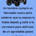 Un hombre compro un Mercedes nuevo
